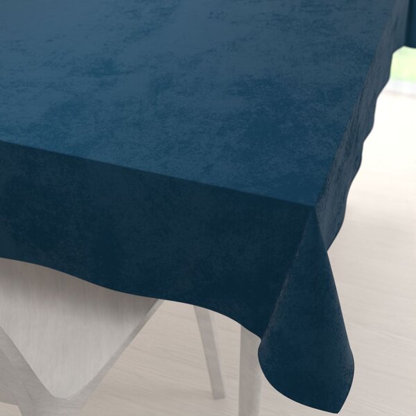 Biante Sametový obdélníkový ubrus Velvet Premium SVP-028 Petrolejově modrý 50x100 cm