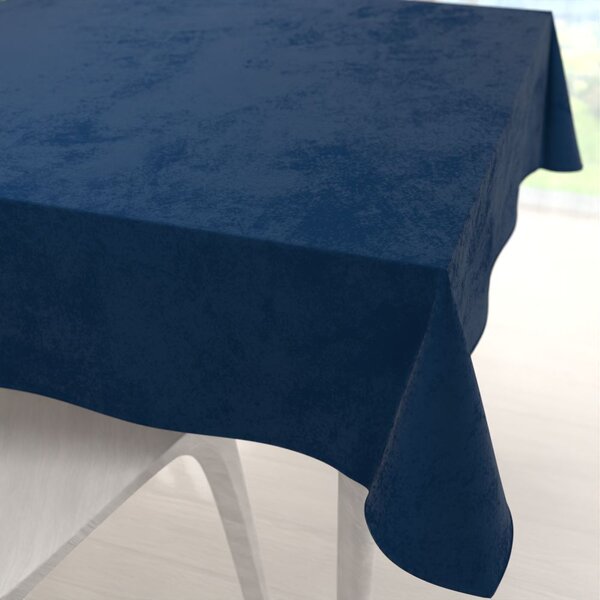 Biante Sametový čtvercový ubrus Velvet Premium SVP-029 Námořnická modrá 50x50 cm
