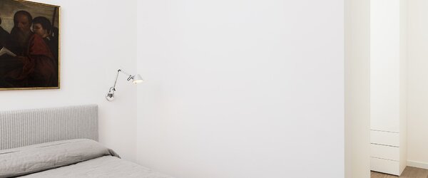 Artemide 57TOL Tolomeo Micro Parete Halo, designové nástěnné svítidlo s vypínačem, 1x60W E14, bílá, max. 74cm