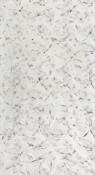 ZATEMŇOVACÍ ZÁVĚS NA KROUŽCÍCH ODETA 135X250 CM VZOROVANÁ