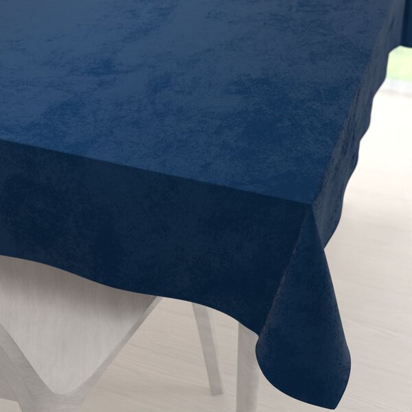 Biante Sametový obdélníkový ubrus Velvet Premium SVP-029 Námořnická modrá 50x100 cm