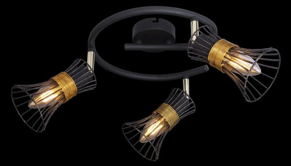 Globo 54814-3 stropní bodové svítidlo Purra 3x40W | E14