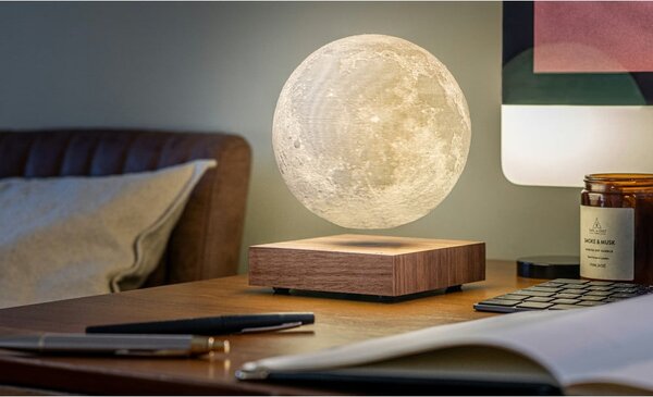 Hnědá světelná dekorace do zásuvky ø 12 cm Moon – Gingko