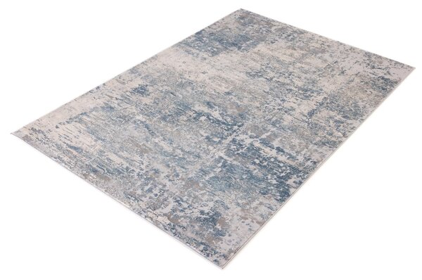 Kobercový ráj Moderní kusový koberec abstraktní Pula Caldera modrý Rozměr: 80x150 cm