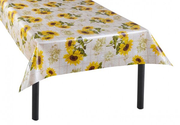 Ubrus PVC Mirabella 940A - Slunečnice 140cm x 20m