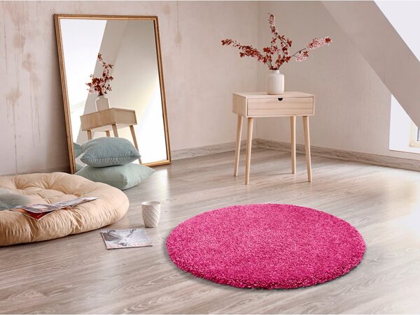 Růžový koberec Universal Aqua Liso, ø 80 cm