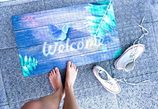 Rohožka - Welcome -3, 45x75 cm