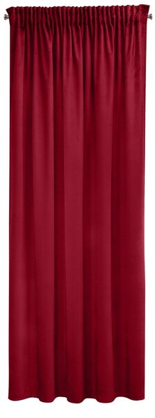 ZATEMŇOVACÍ ZÁVĚS NA PÁSCE PIERRE CARDIN SIBEL 140 X 270 CM BORDOVÁ