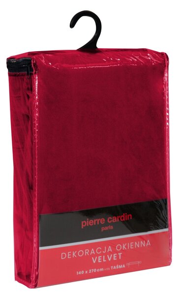 ZATEMŇOVACÍ ZÁVĚS NA PÁSCE PIERRE CARDIN SIBEL 140 X 270 CM BORDOVÁ