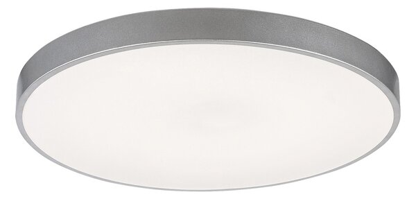 Rabalux 3317 LED stropní svítidlo Tesia 1x60W | 5000lm | 3000-6000K - stmívatelné, dálkové ovládání, časovač, noční režím, hvězdný efekt, stříbrná, bílá