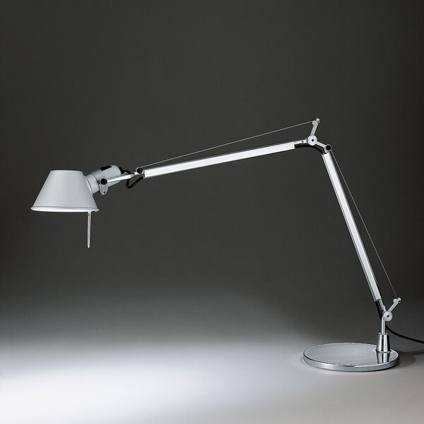 Artemide 27TOL Tolomeo Tavolo, hliníková stolní lampa s vypínačem, 1x10W LED E27, 78+64cm