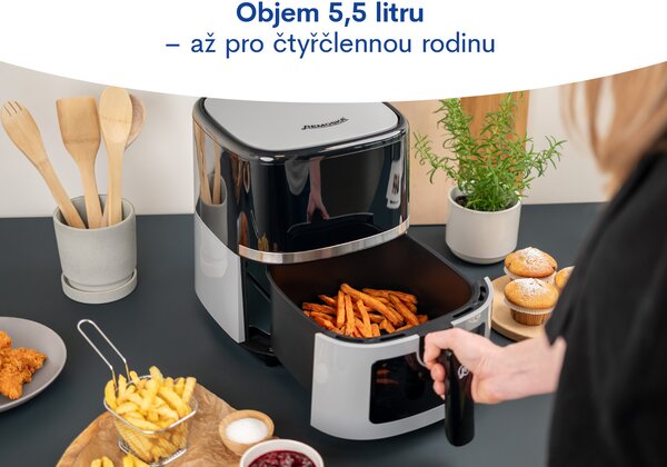 Remoska Vento R301001 Horkovzdušná fritéza 5,5 l