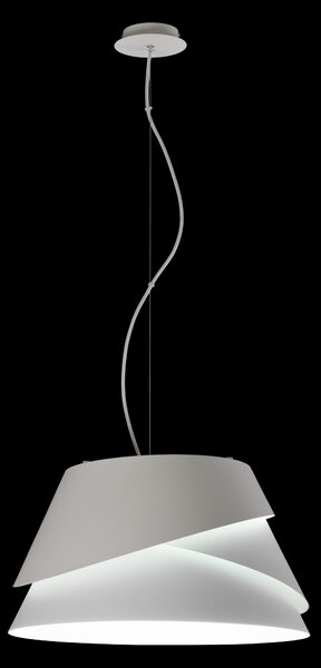 Mantra 5860 Alborán, bílé závěsné svítidlo, 3x40W E27, prům. 52cm