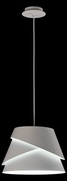 Mantra 5862 Alborán, bílé závěsné svítidlo, 1x40W E27, prům. 33cm