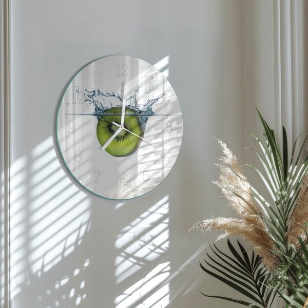 Skleněné hodiny na stěnu Kiwi zsob-fi30-00089478
