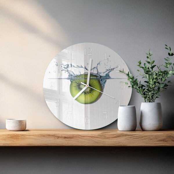 Skleněné hodiny na stěnu Kiwi zsob-fi30-00089478