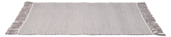Šedá koupelnová podložka z recyklovaného plastu Wenko Gata, 50 x 80 cm