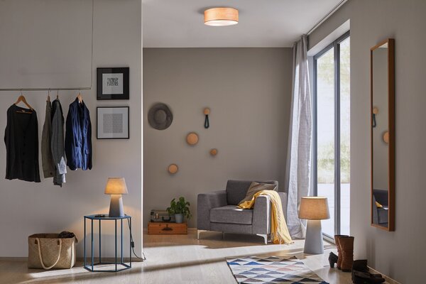 Paulmann 79650 Neordic Liska, stropní svítidlo ze světlého dřeva, 3x20W LED E27, prům. 45cm