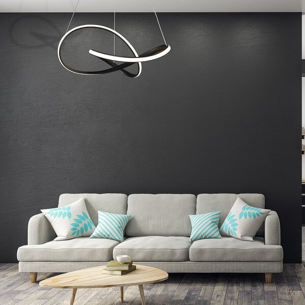 Závěsné LED svítidlo Cappio, 1x LED 36w, 4000k, b