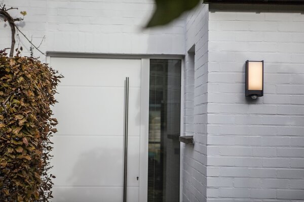 Lutec 5193002118 Qubo LED Nástěnné venkovní světlo | Teplá bílá | 13W | Šedá