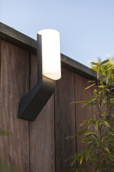 Lutec 5188601125 Bati LED Nástěnné venkovní světlo | Přírodní bílá | 14W | Šedá