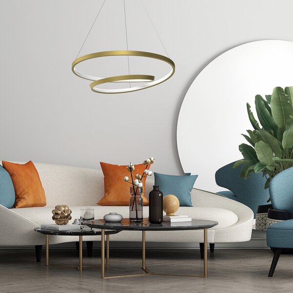 Závěsné LED svítidlo Lucero, 1x LED 48w, 4000k, g