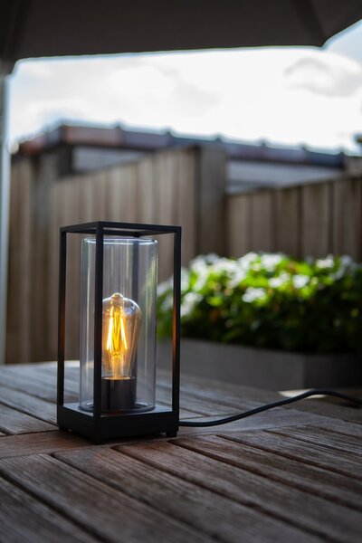 Lutec 6588801012 venkovní stolní lampička Flair 1x40W | E27 | IP44 - do zásuvky