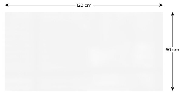 Magnetická tabule SLIMboard bezrámová smazatelná za sucha 120x60 cm,PME120x60