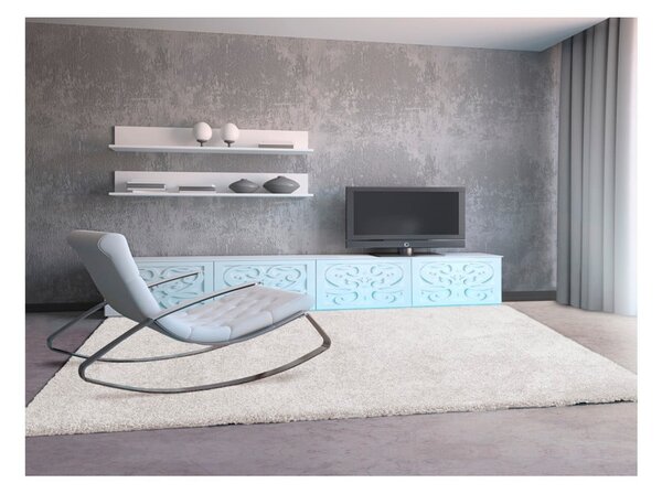 Světle béžový koberec Universal Aqua Liso, 57 x 110 cm