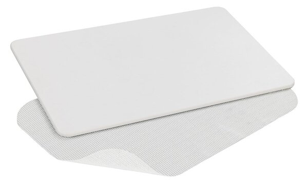 Bílá koupelnová předložka z křemeliny 39x60 cm Simi – Wenko