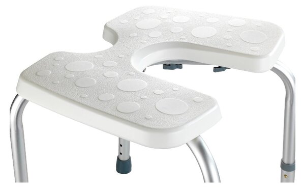 Stolička do sprchy Wenko Hygienic Stool White, 53 x 46 cm