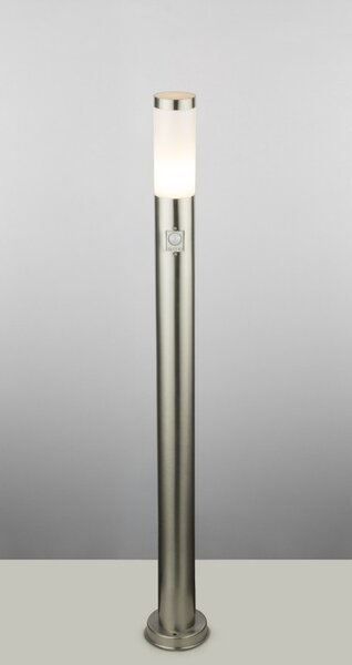 Globo 3159S zahradní sloupek s pohybovým čidlem Boston 1x60W | E27 | IP44 - nerez, opál