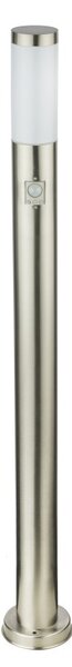 Globo 3159S zahradní sloupek s pohybovým čidlem Boston 1x60W | E27 | IP44 - nerez, opál