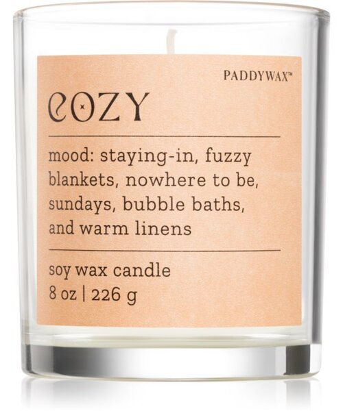 Paddywax Mood Cozy Cashmere & French Orris vonná svíčka 226 g