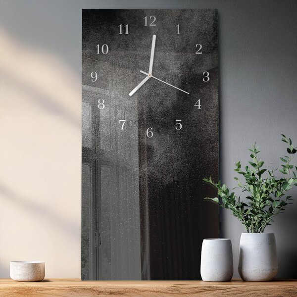 Skleněné hodiny vertikální Písek zsppb-30x60-00083511