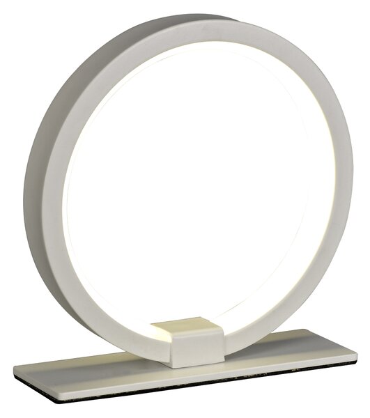 Mantra 7195 Kitesurf, bílá kruhová stolní lampa, 8W LED 3000K, průměr 15cm