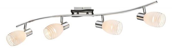 Globo 541010-4 přisazené stropní či nástěnné bodové svítidlo 4x40W | E14 - opál, satinované sklo