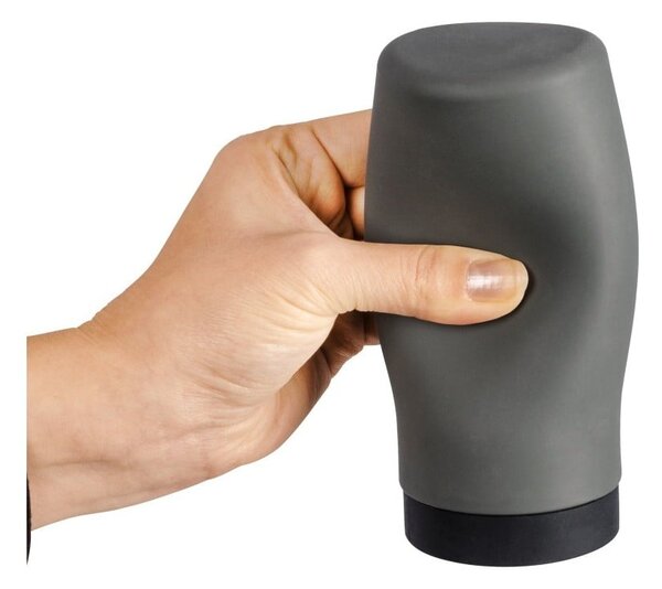 Šedý dávkovač na mycí prostředek Wenko Squeeze, 250 ml