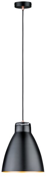 Paulmann 79609 Neordic Roald, závěsné svítidlo v kombinaci černého mramoru a mědi, 1x20W E27, prům. 26cm