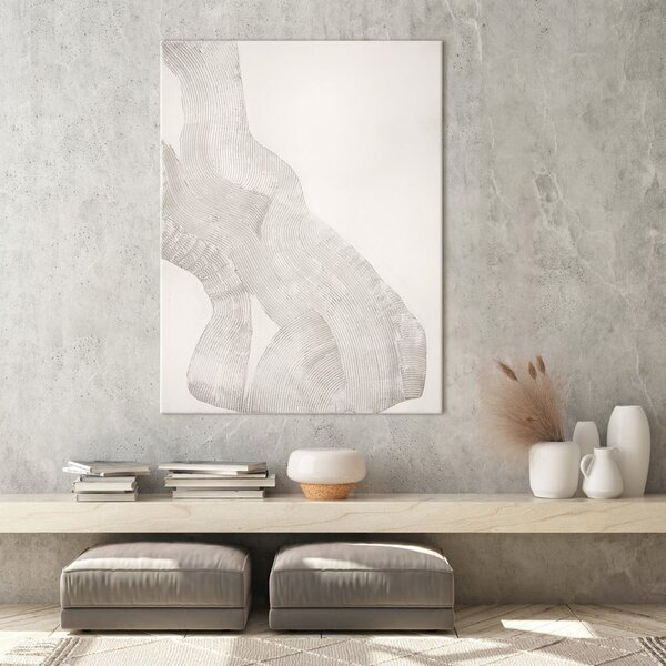 Ručně malovaný obraz 90x120 cm White Sculpture – Malerifabrikken