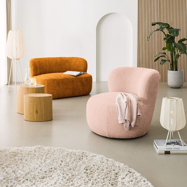 AMAL Stojací lampa 132 cm - béžová
