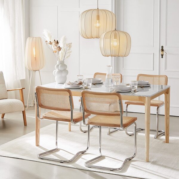 AMAL Stojací lampa 132 cm - béžová