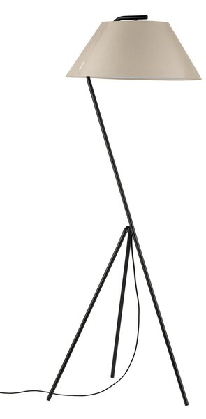 Paulmann 79724 Neordic Narve, stojací lampa lampa s černou konstrukcí a šedým textilem, 1x60W E27, výška 154cm