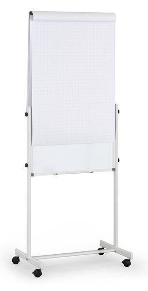Mobilní tabule, flipchart, kombinovaný povrch, 1200 x 700 mm