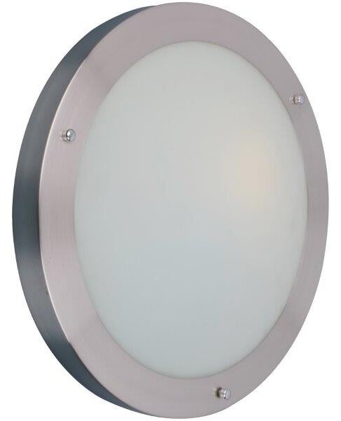Azzardo AZ1597 nástěnné svítidlo Umbra 31 Round 1x60W | G9 | IP44 - bílá, chrom