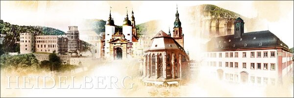 Pro-Art g1486f Nástěnný obraz 'Heidelberg' 180x60cm