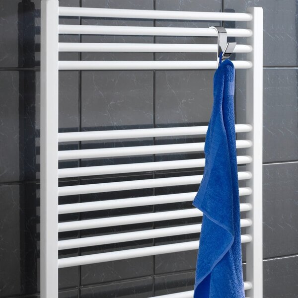 Sada 2 háčků na ručníky z pochromovaného plastu Wenko Radiator