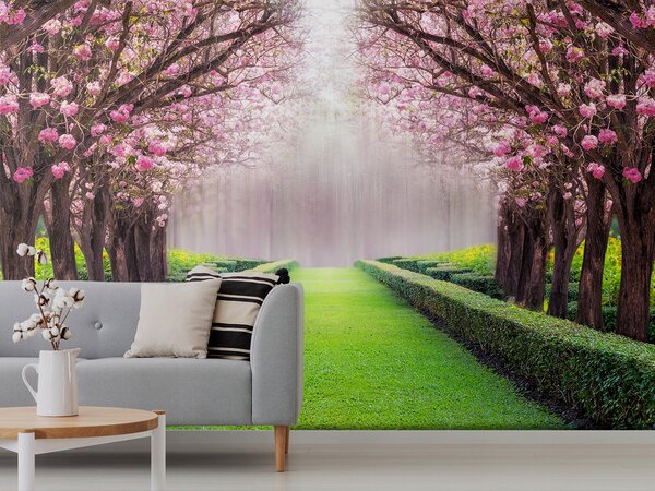 Liox Tapeta romantická zahrada Rozměr: 150 x 94 cm