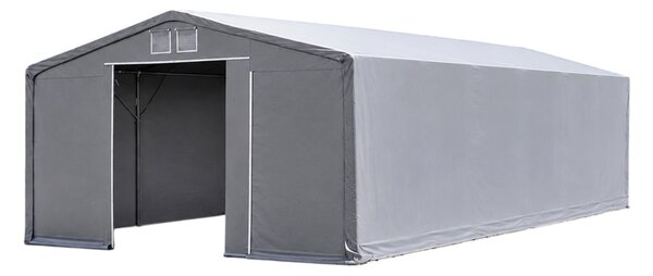 Mobilní skladová hala 8x12 m - šedá barva Šedá