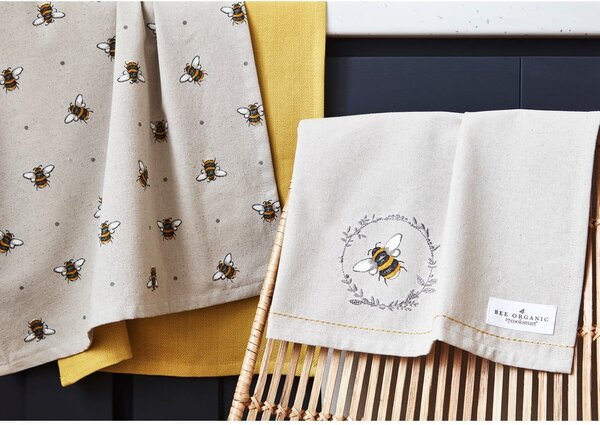 Bavlněné utěrky v sadě 3 ks 45x65 cm Bumble Bees – Cooksmart ®